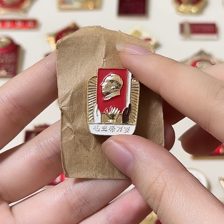 红色收藏直播像章