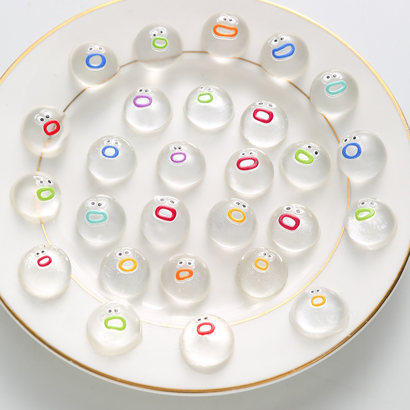 迷你高颜值烂泥手感解压发泄透明表情小鼻噶捏捏乐吵吵球卡通玩具