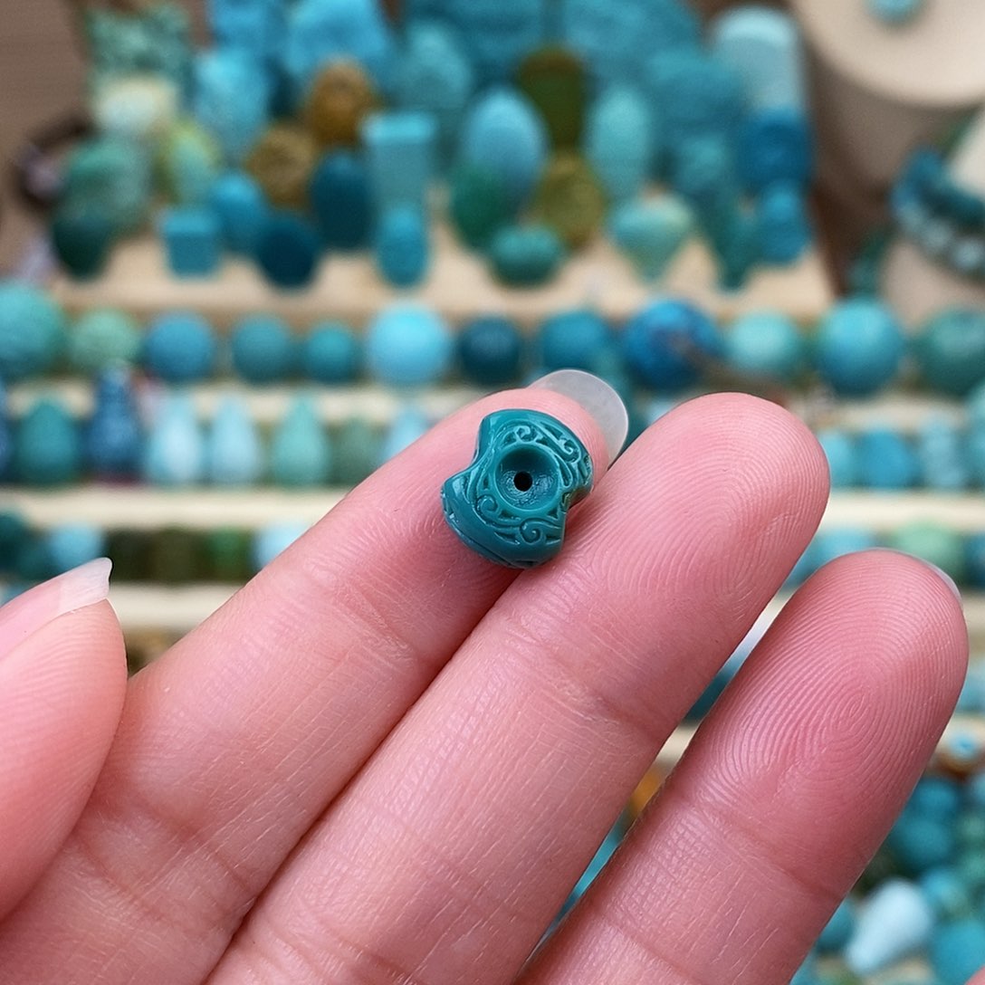 绿松石珠宝奇石未镶嵌