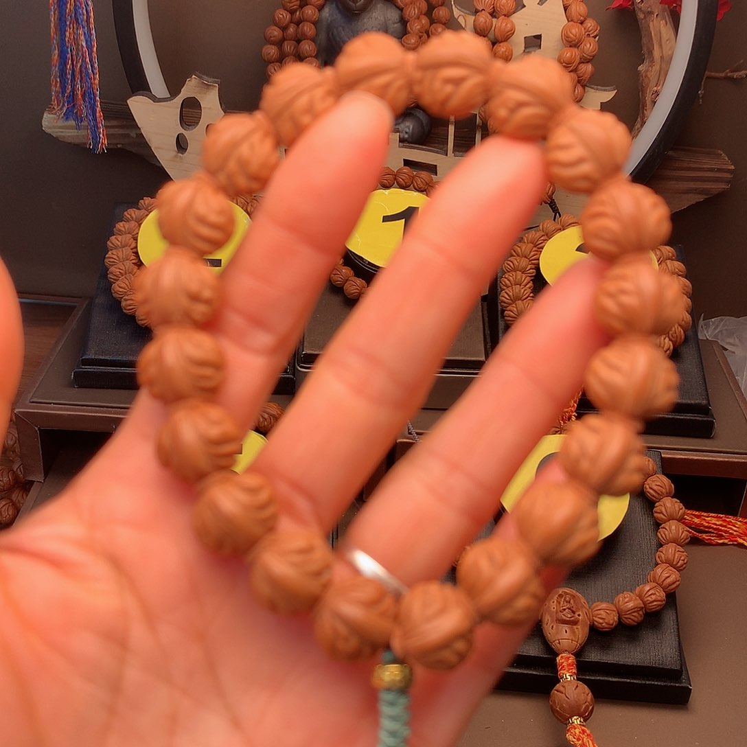 桃核手串小金豆手串14