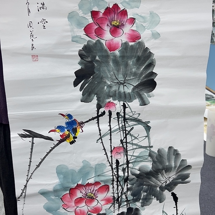 国画手绘国画作品