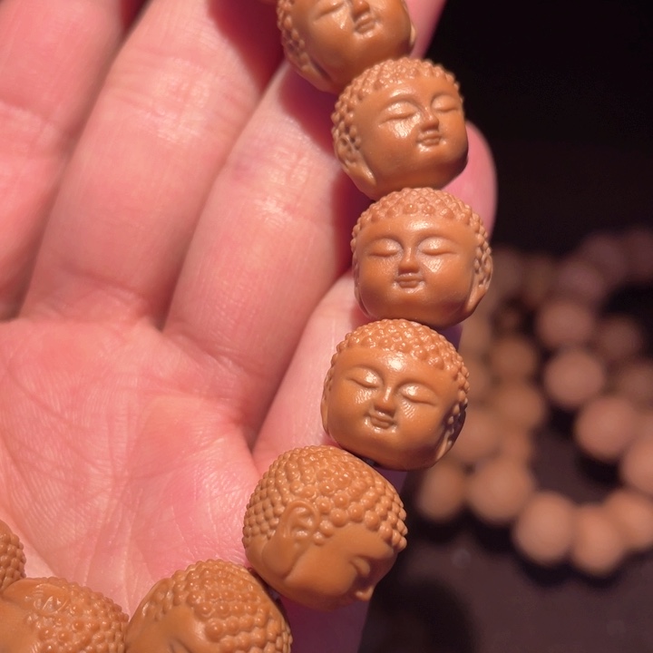 猴头核桃手串雷宝宝佛