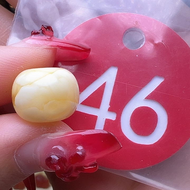 蜜蜡裸石未镶嵌?****12.5mm 老型