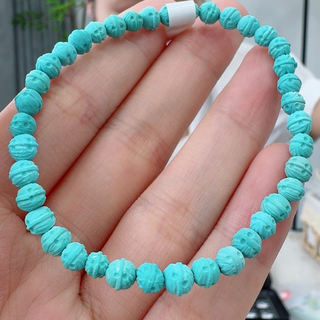 未镶嵌绿松石珠宝奇石