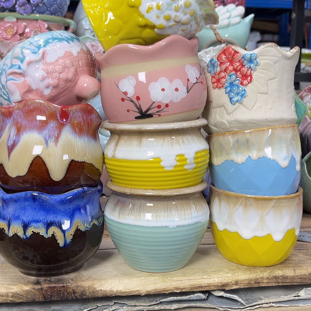 陶瓷花盆特价上新口8-10厘米