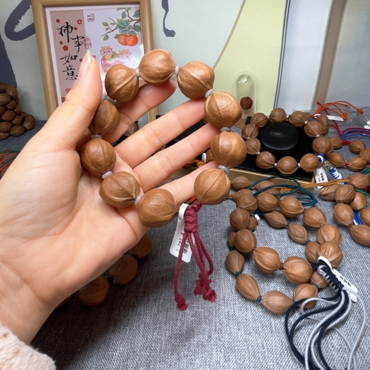 橄榄核手串/手链强***年梅林铁核22.24