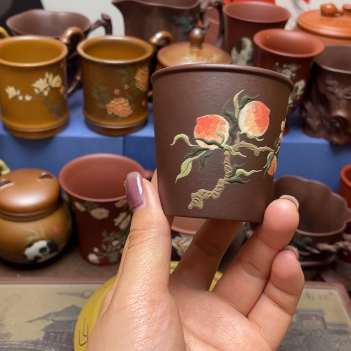 紫砂茶杯紫砂主人杯