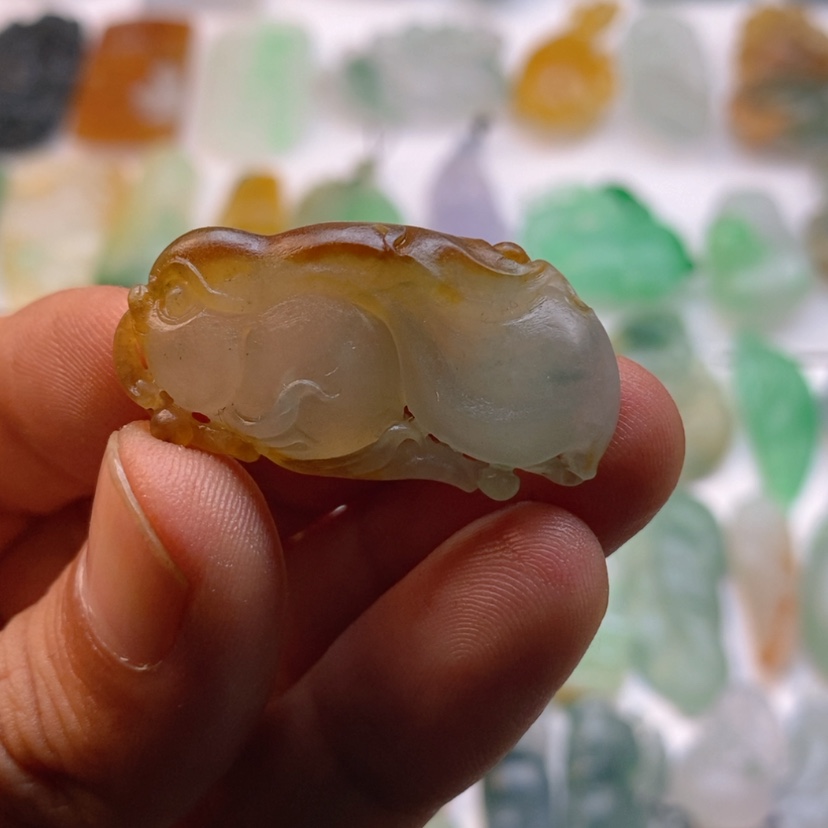 【闪购商品】定制翡翠未镶嵌鱼