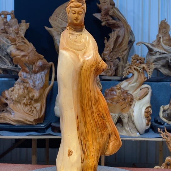 柏木（崖柏）根雕摆件