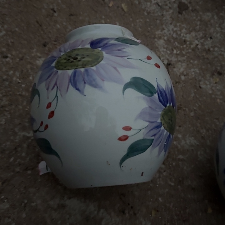 微瑕景德镇手工陶瓷花瓶