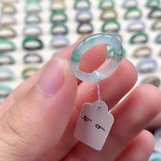 翡翠戒指未镶嵌6号