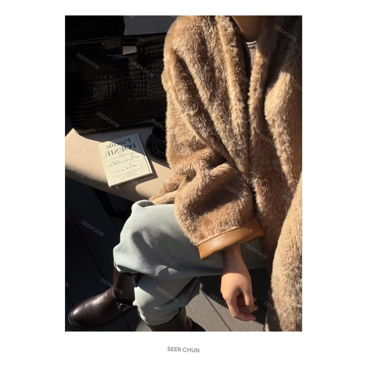 SEER CHUN“贵族皮毛一体”皮毛一体外套 30068