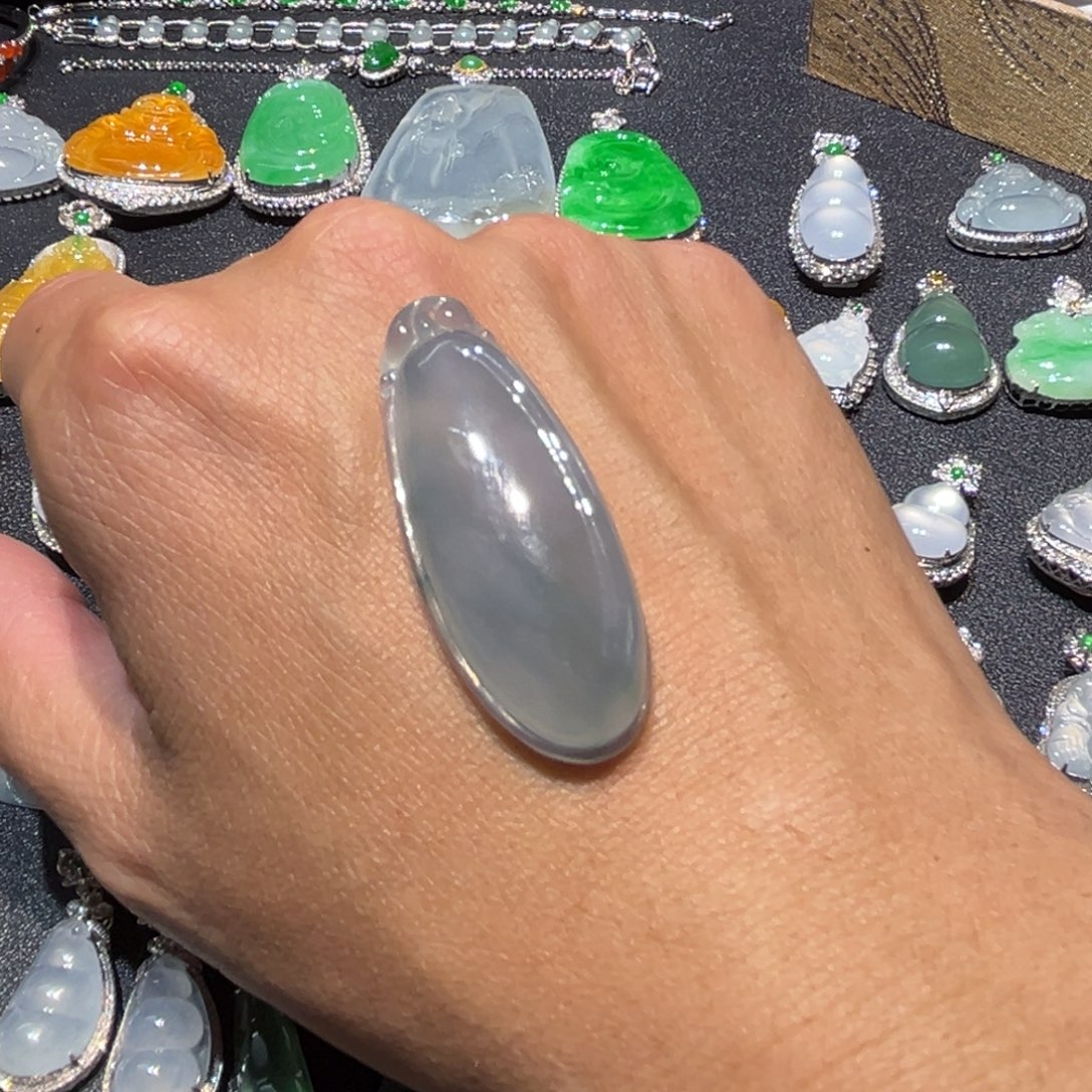 翡翠未镶嵌挂件缅甸翡翠