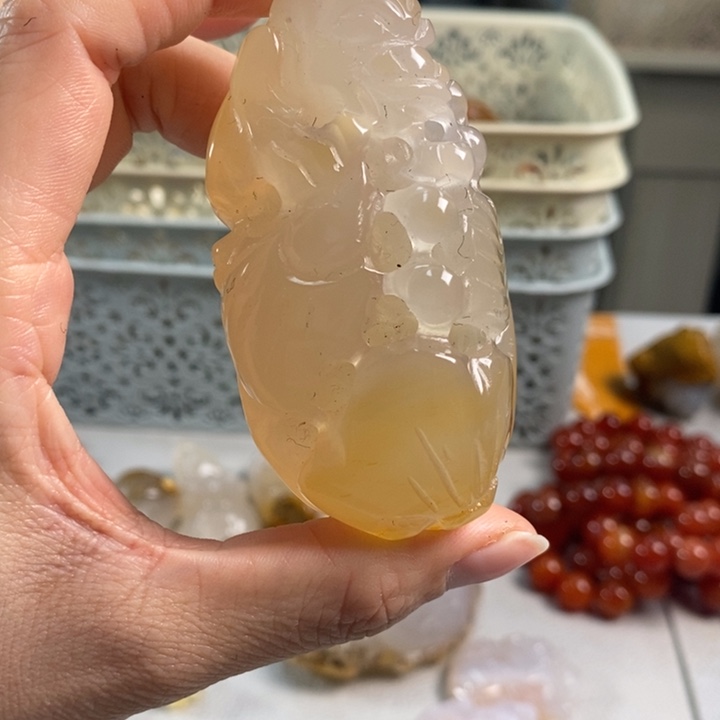 玛瑙/玉髓吊坠(不含链)未镶嵌