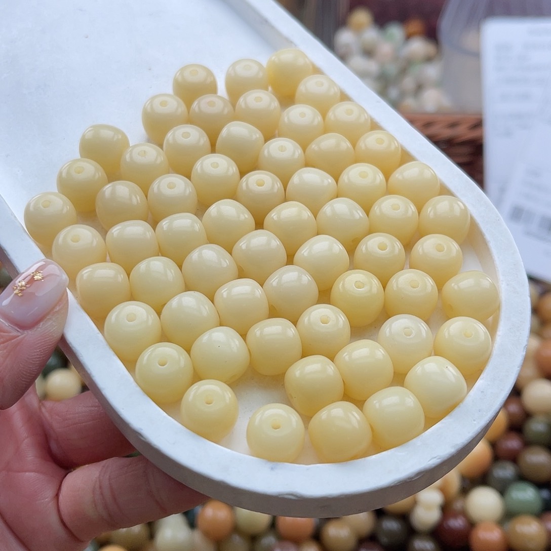 白玉菩提吊坠C/11mm/100+20颗