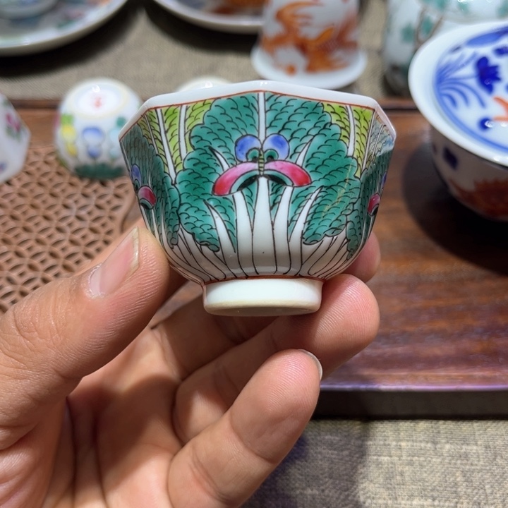 纯手绘精品盖碗杯