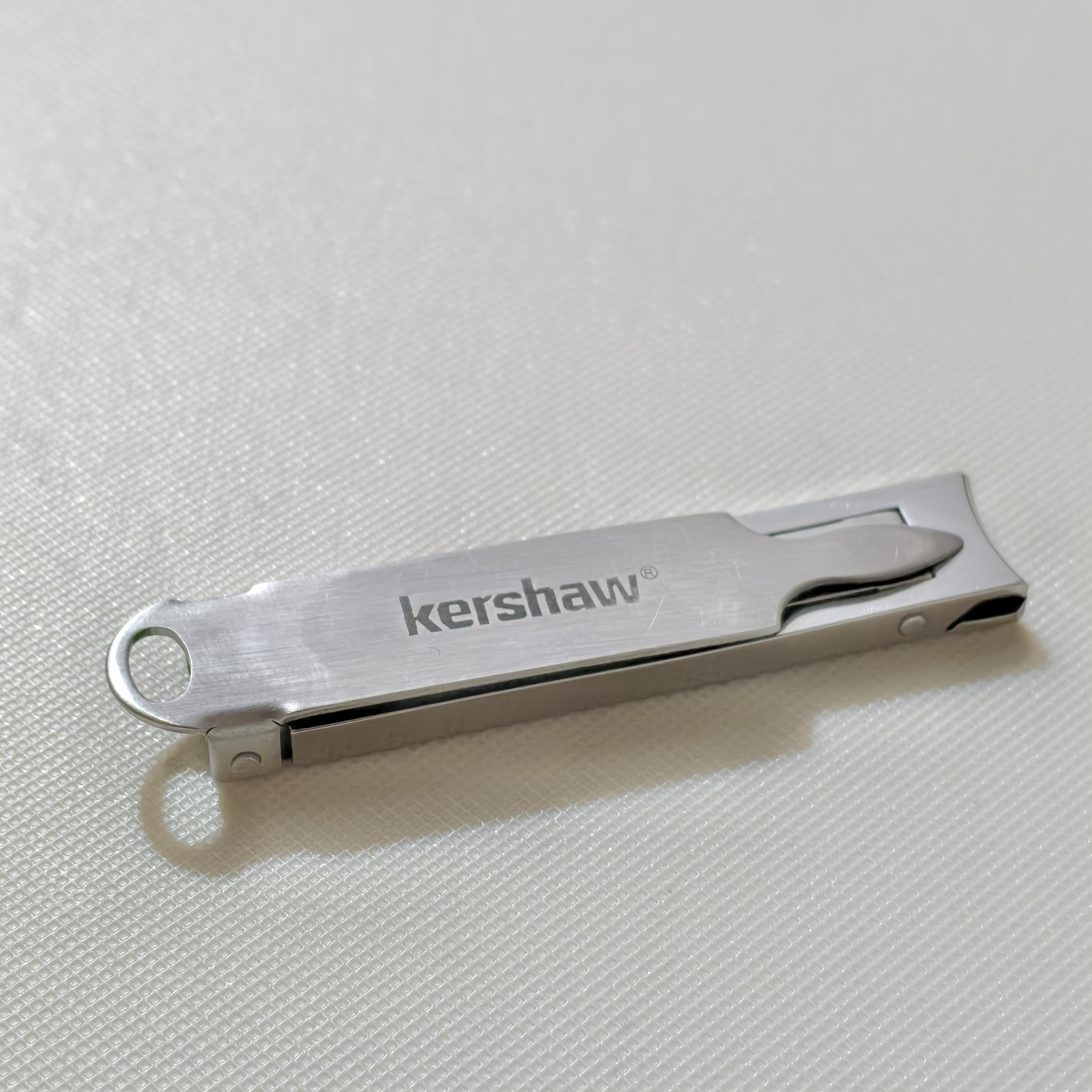 K家 精工超薄便携式折叠（粉末钢）指甲剪指甲刀  一支