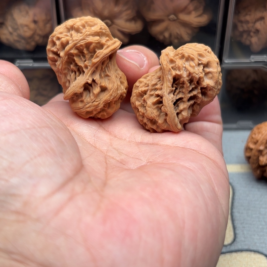 文玩核桃把件小鸟