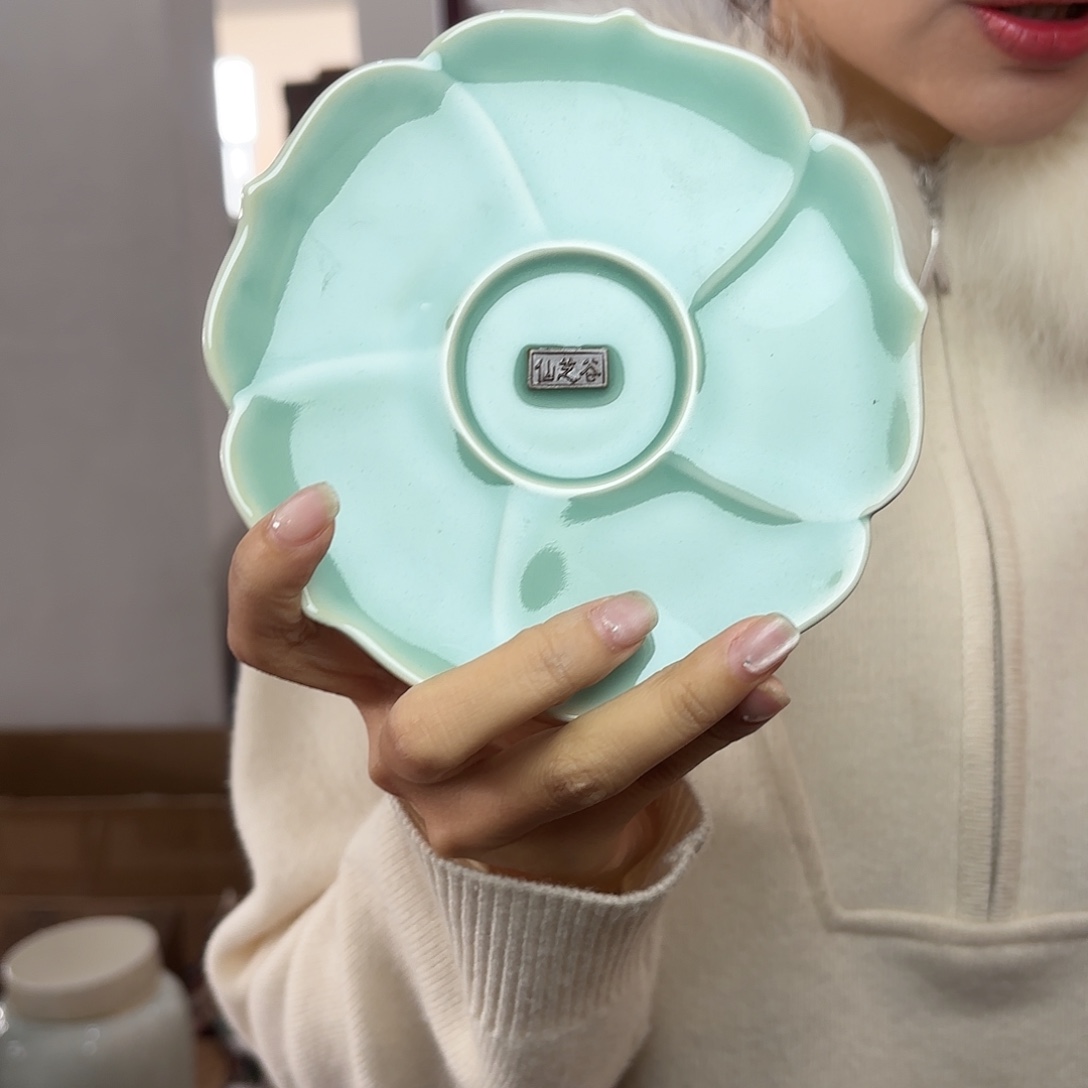 龙泉云间青瓷小米茶器