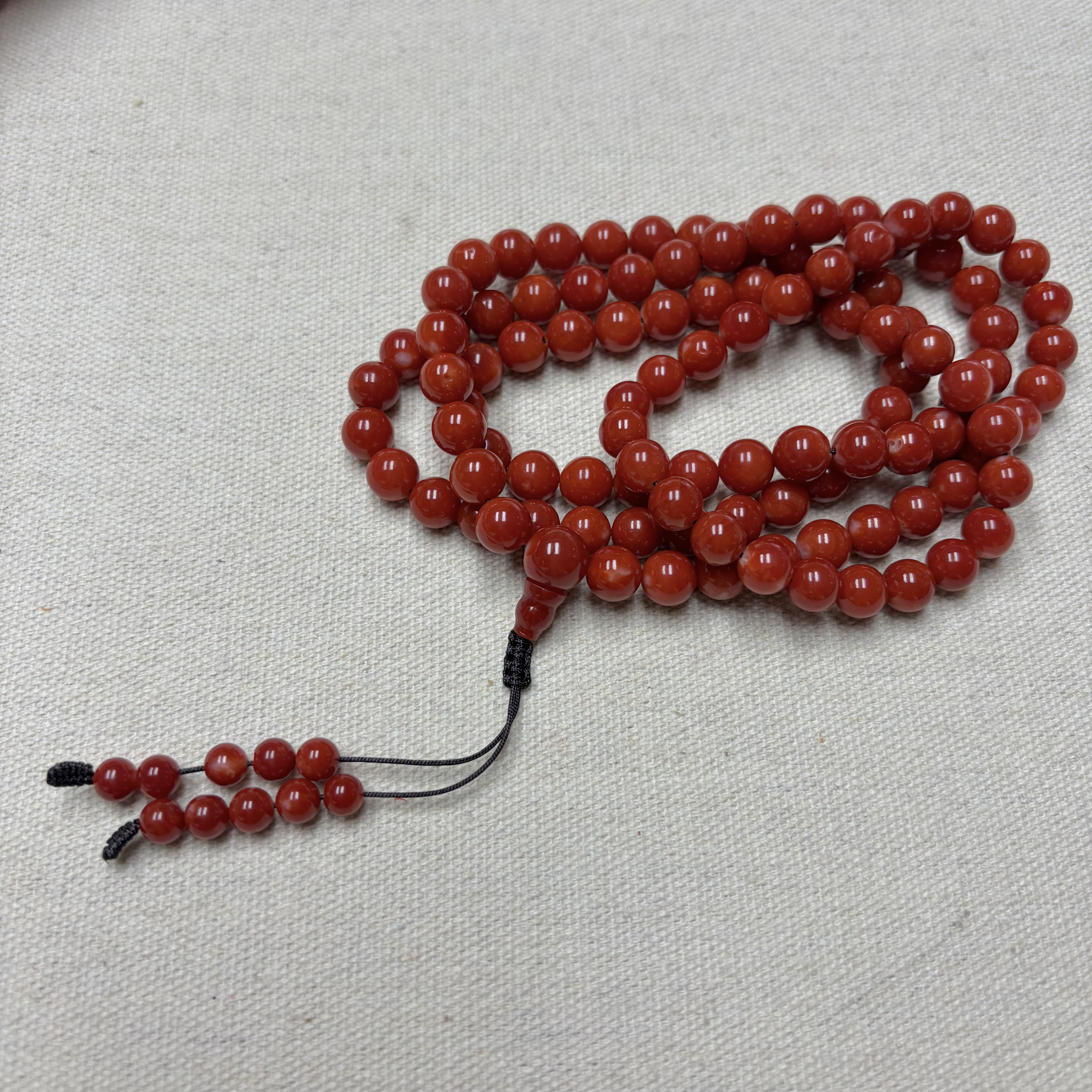 科西卡珊瑚7.5mm+ 108珠 约70.55g——126066