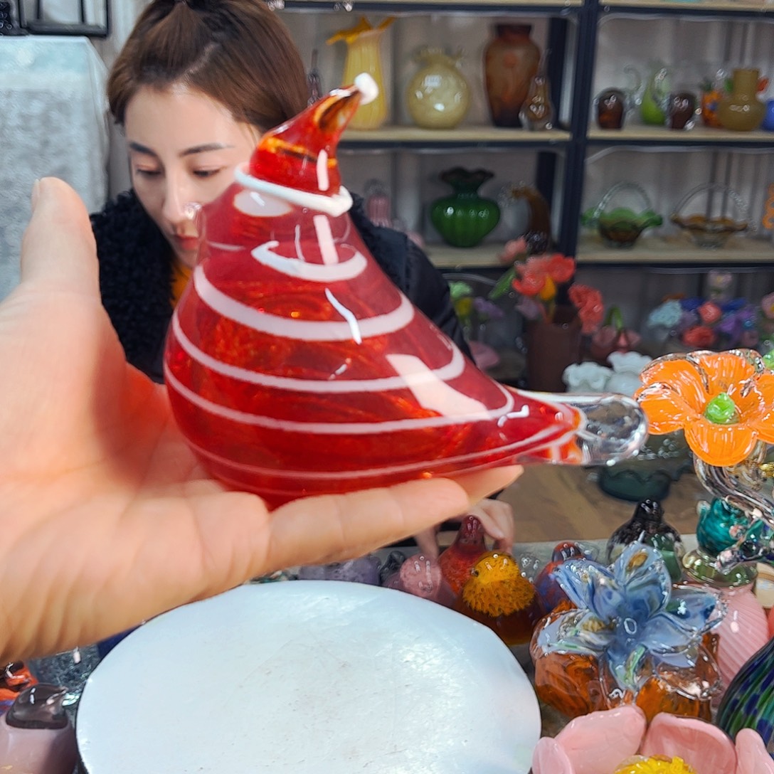 圣诞鸟 福利家悦琉璃品