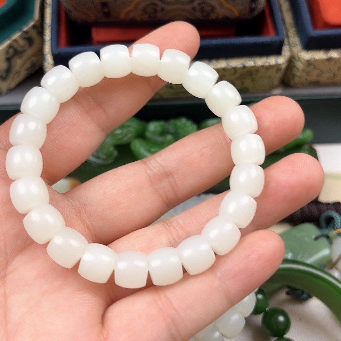 和田玉手链未镶嵌