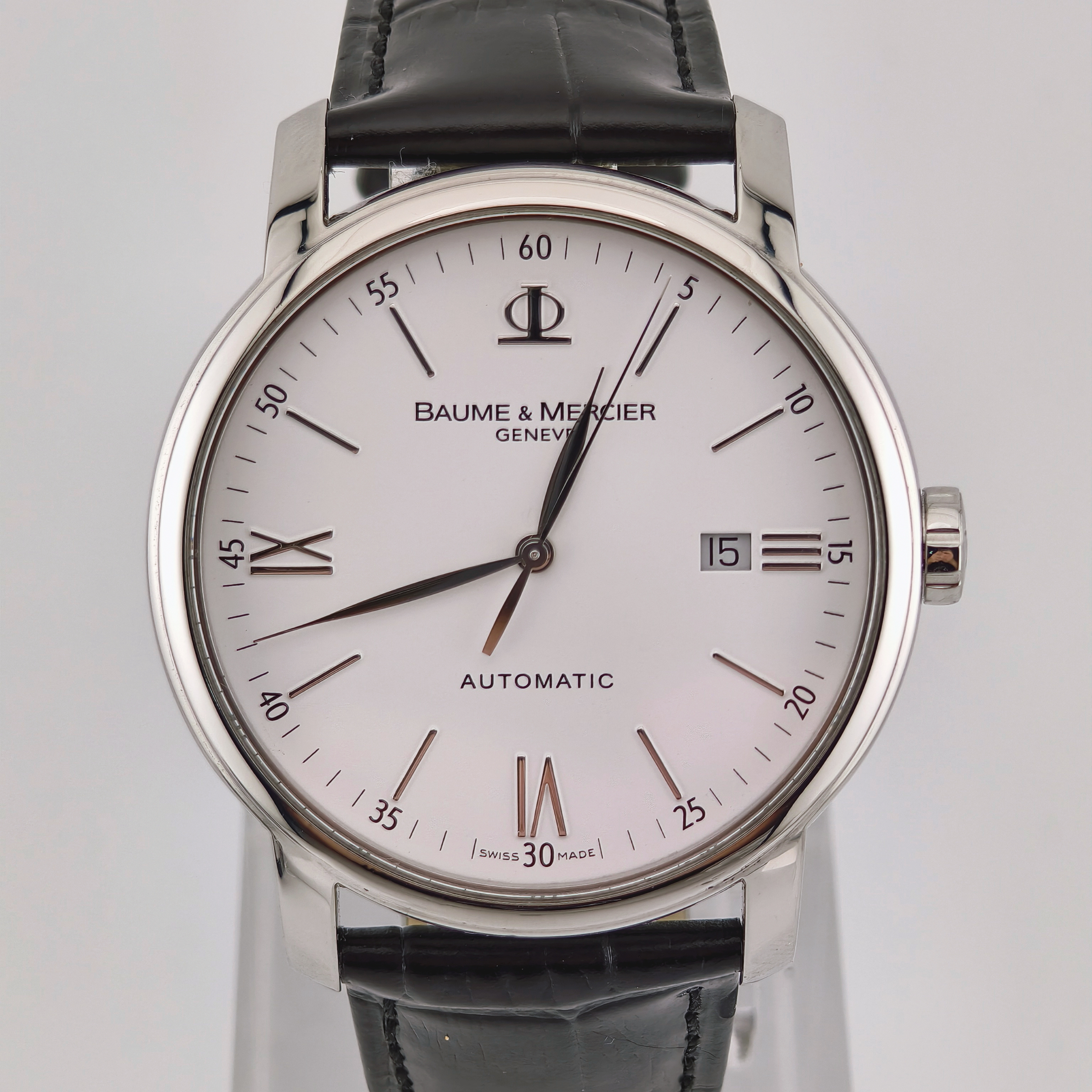 95新 Baume et Mercier/名士 42mm/自动机械/男士腕表/时尚/经典