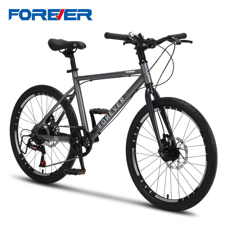 FOREVER/永久山地自行车7速高碳钢车身适合骑行爱好者20寸中大童