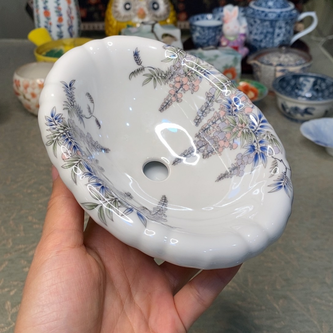 碟肥皂盒15 厘米 小杨瓷器陶瓷陶瓷