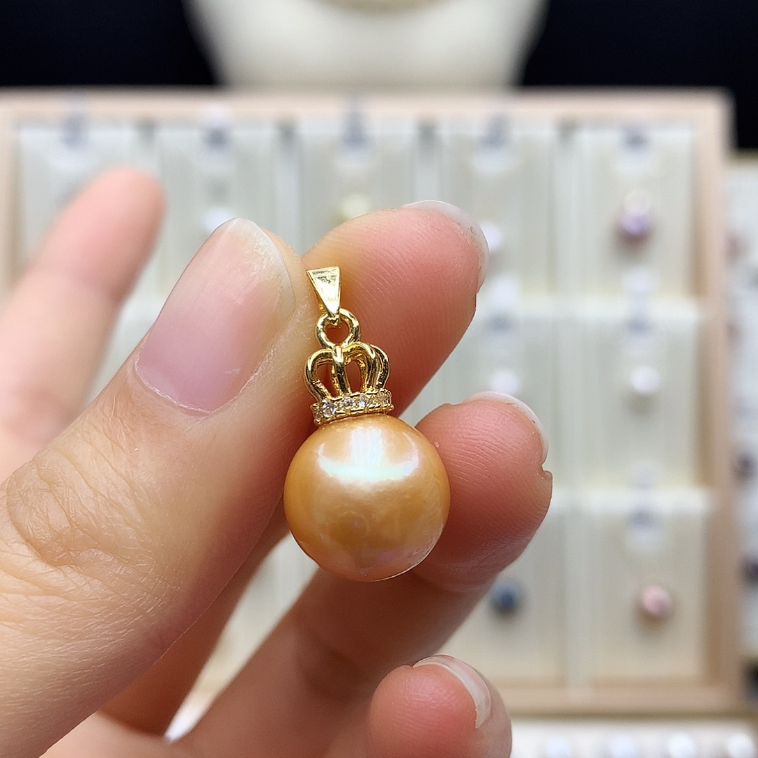 颈饰合金淡水珍珠