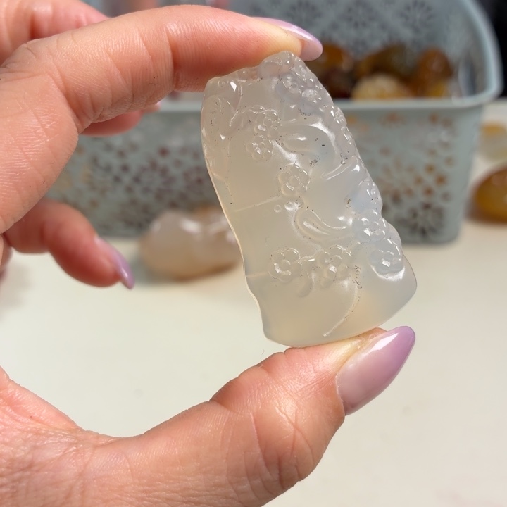 玛瑙/玉髓未镶嵌吊坠(不含链)