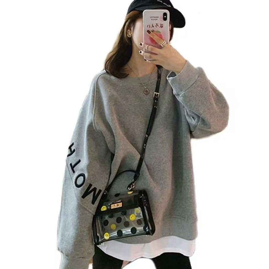 （仅限直播间下单非图款）2024 套头宽松韩系百搭时尚慵懒风卫衣