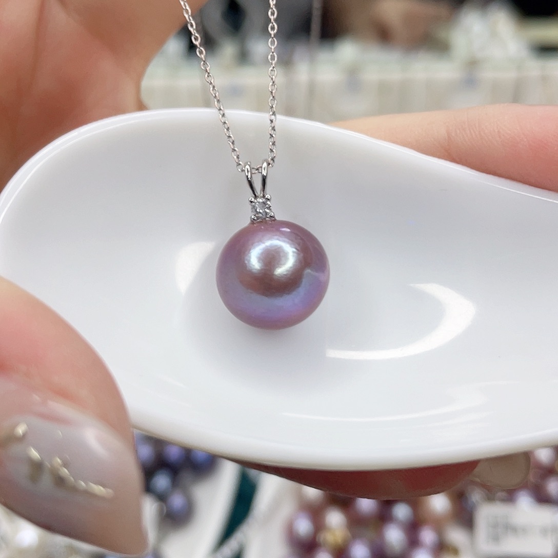 淡水珍珠未镶嵌吊坠(赠链)