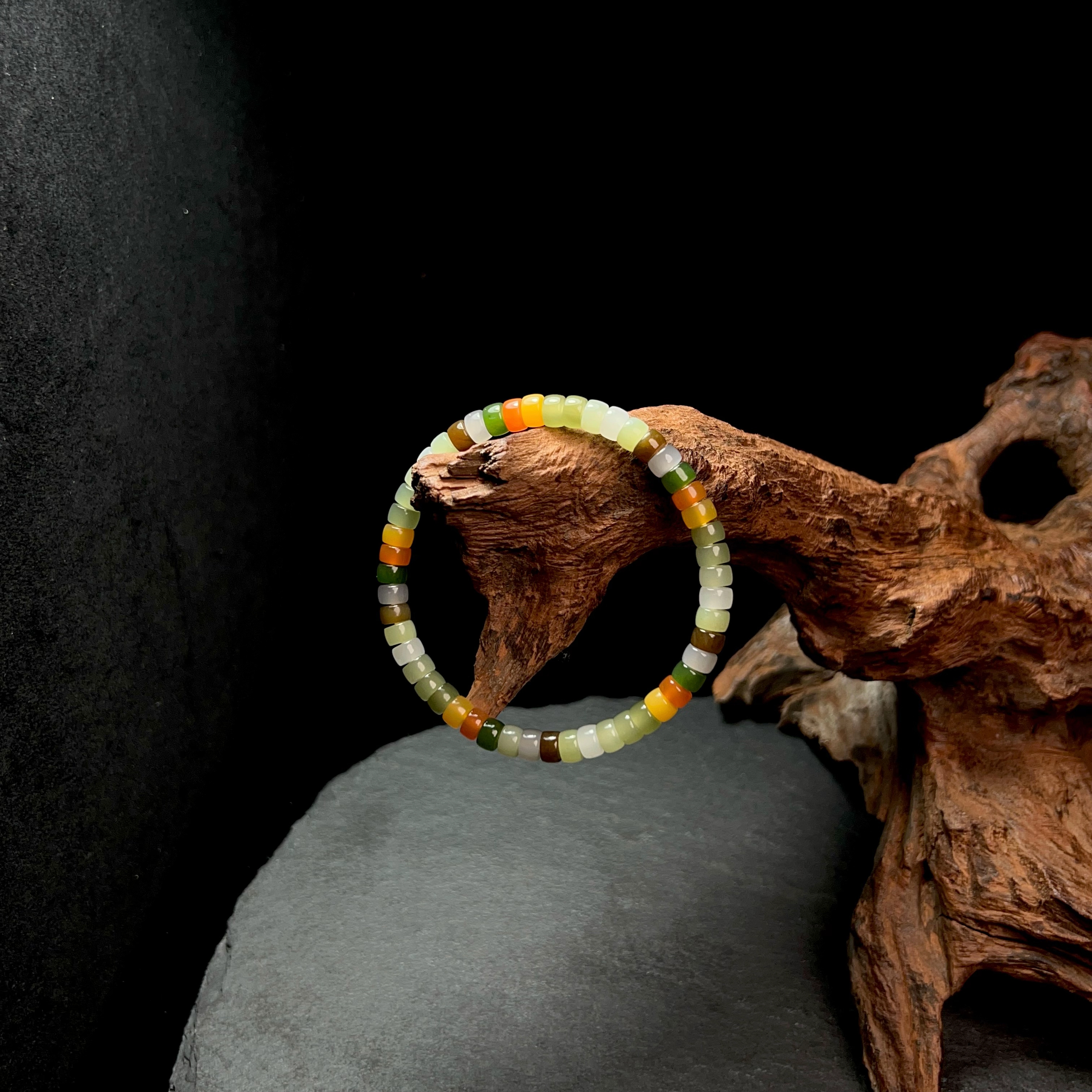 和田玉直切多宝手串T（多样性发货）