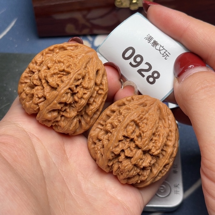 文玩核桃把件粗筋41.0928