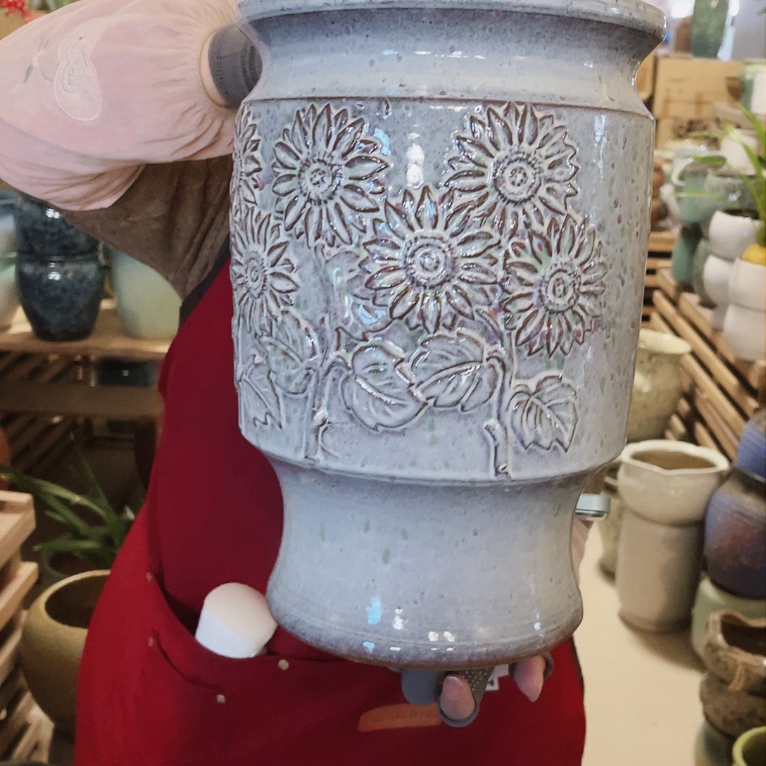 紫砂花盆高度30口径20