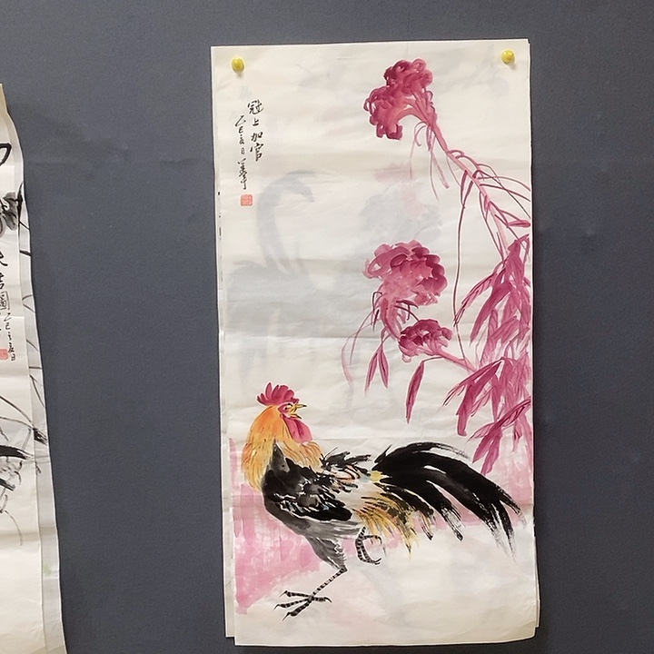 国画段莲军手绘作品50.100