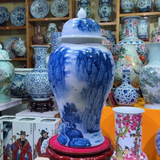 摆件景德镇陶瓷花瓶摆件