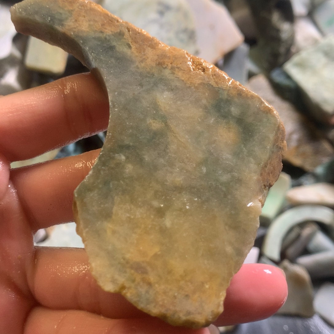 翡翠颈饰未镶嵌缅甸翡翠