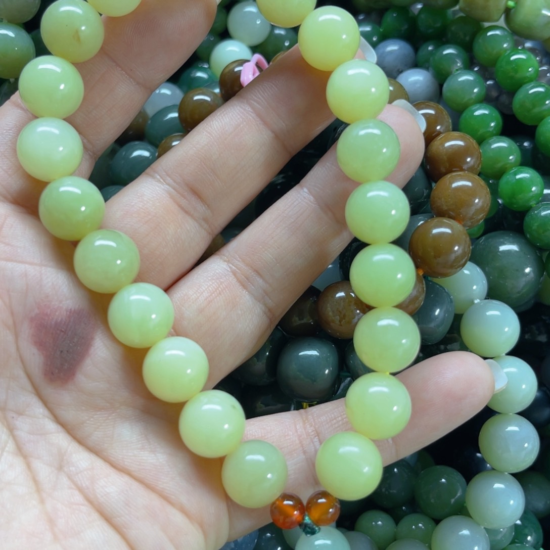 和田玉手链未镶嵌