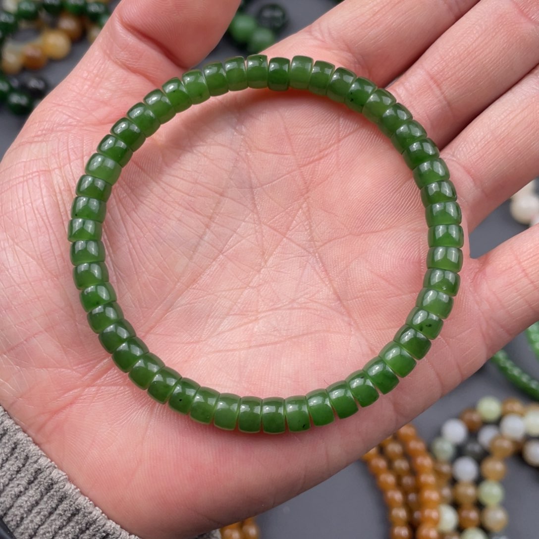 和田玉手串未镶嵌