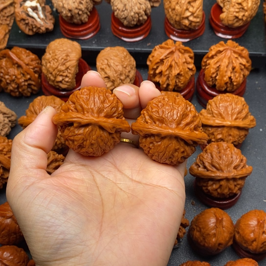 文玩核桃把件44宫灯