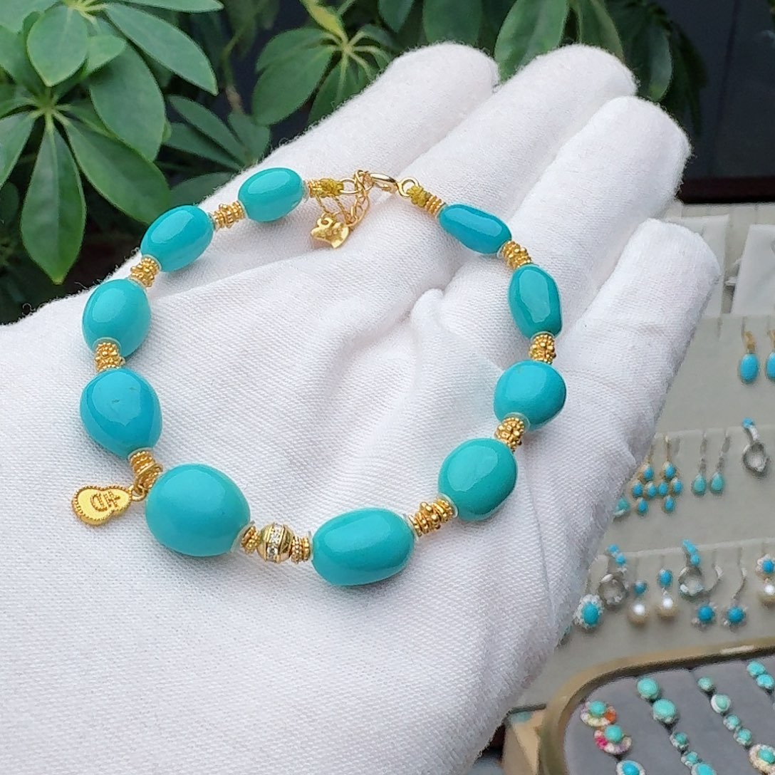 绿松石未镶嵌手链手串