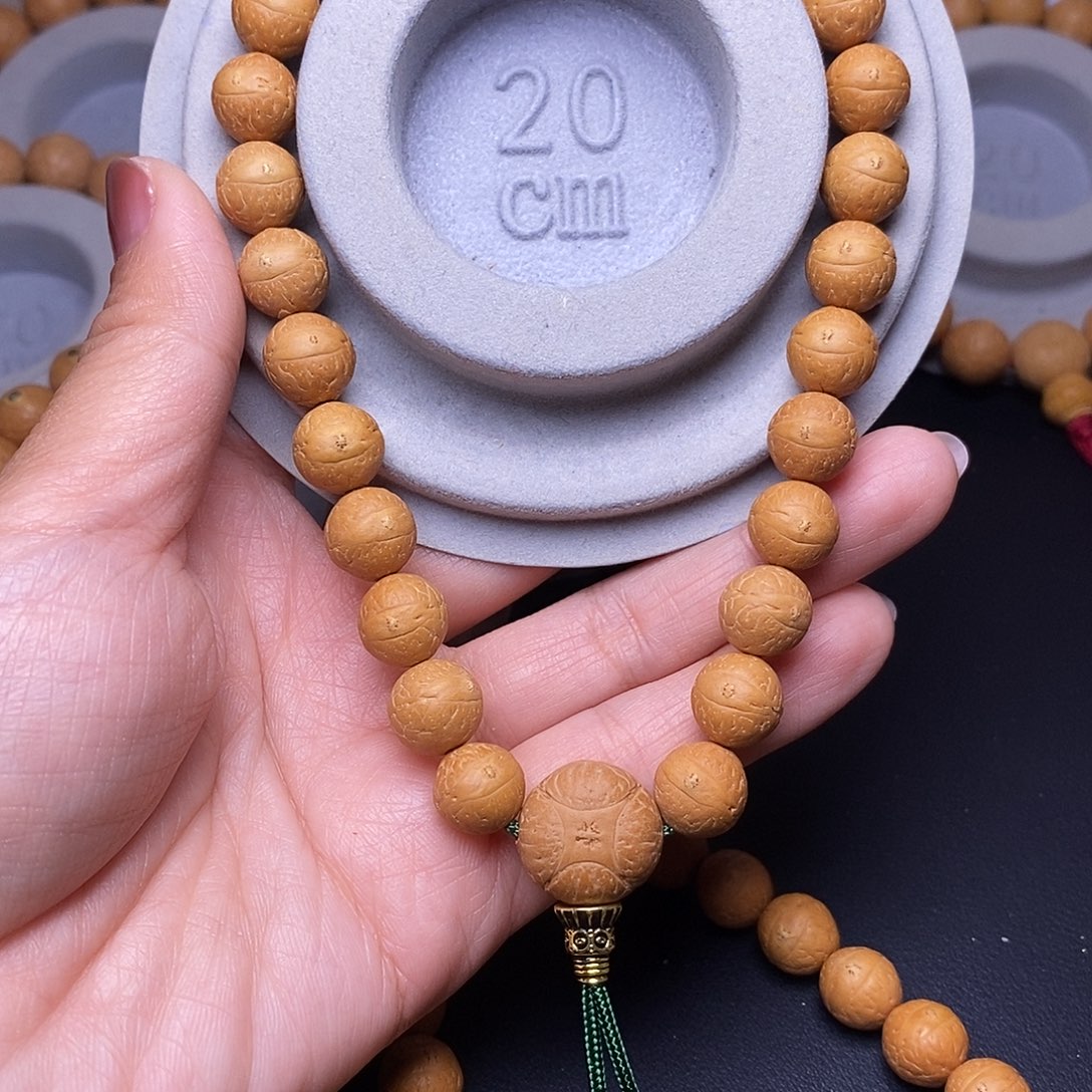 深***藍凤眼菩提吊坠11手持