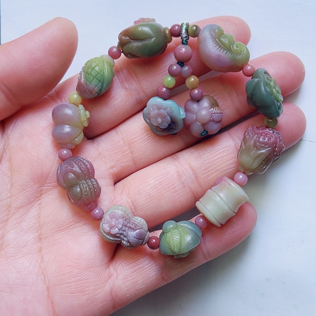 玛瑙/玉髓手串未镶嵌1****菊