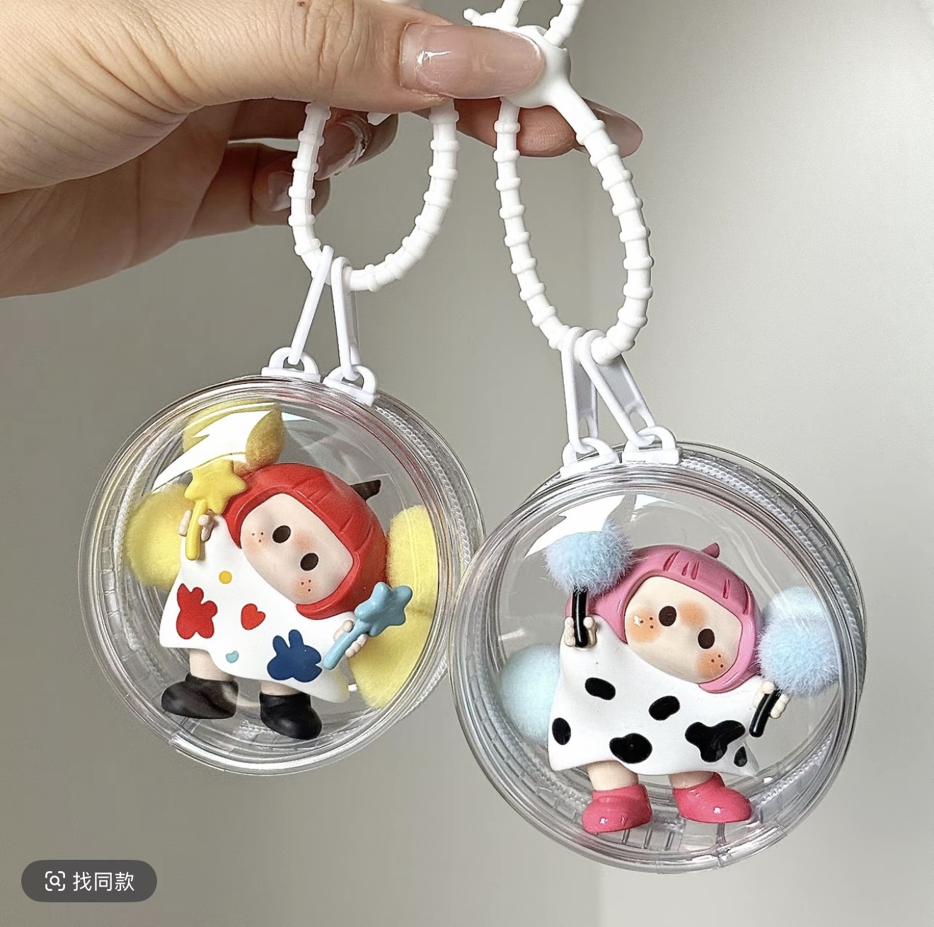 （定制娃包）右右YOYO酱萌趣歪头系列_潮玩盲盒摆件萌粒