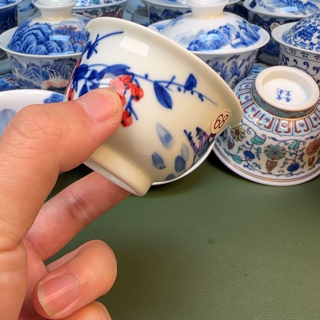 彦祖纯手工手绘茶具68