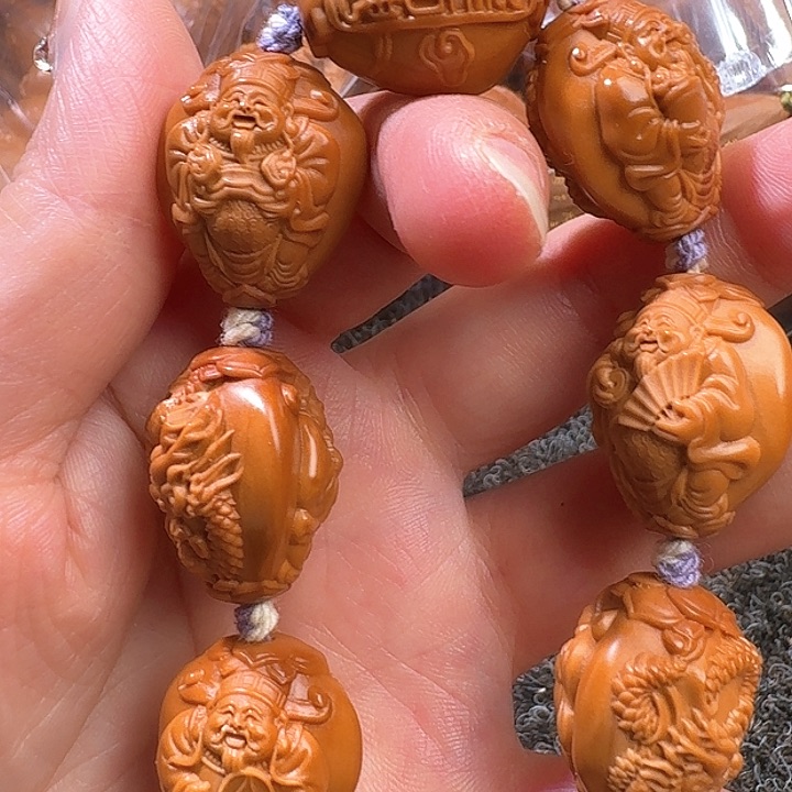 吊坠橄榄核橄榄龙财神