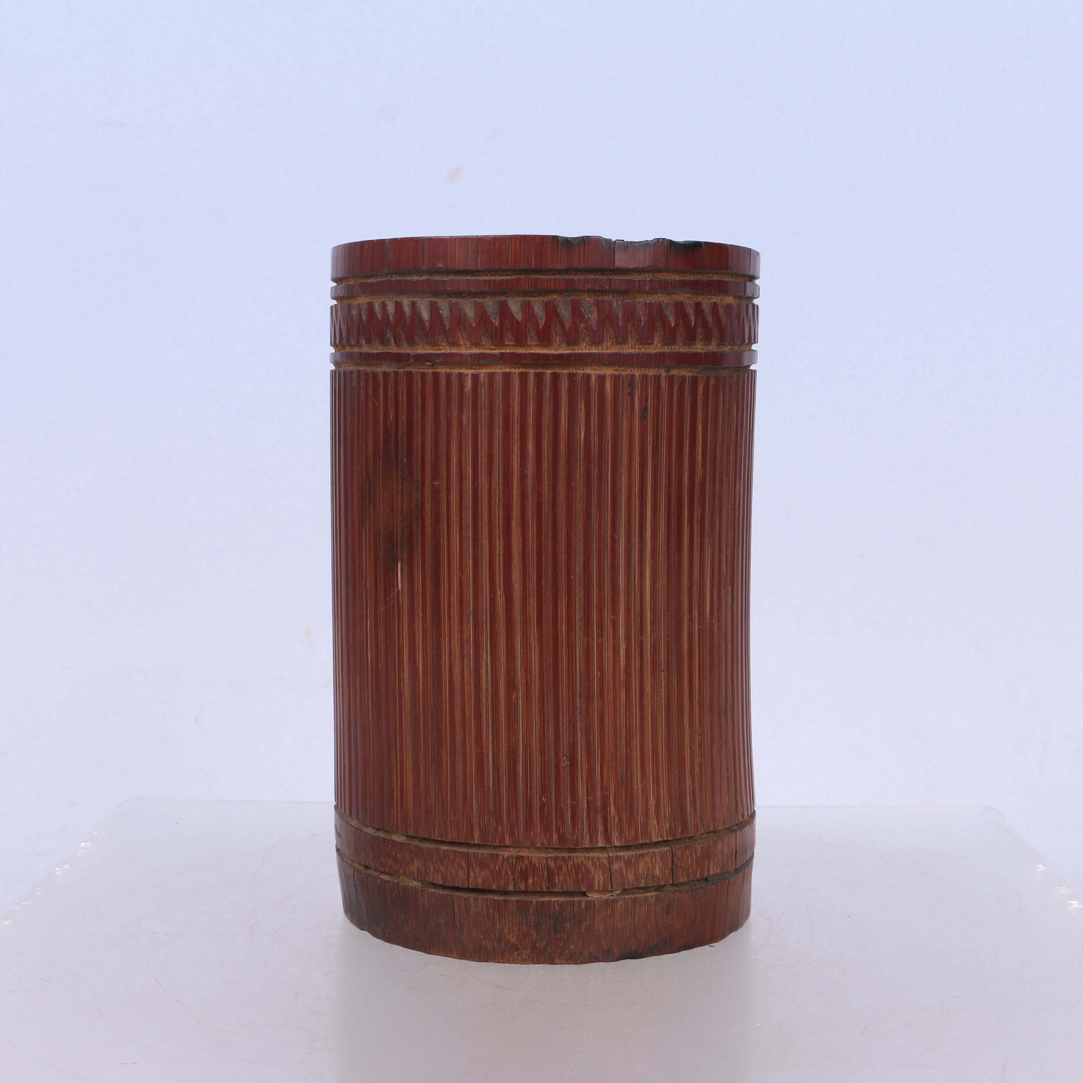 Lot06  清中期   竹子笔筒