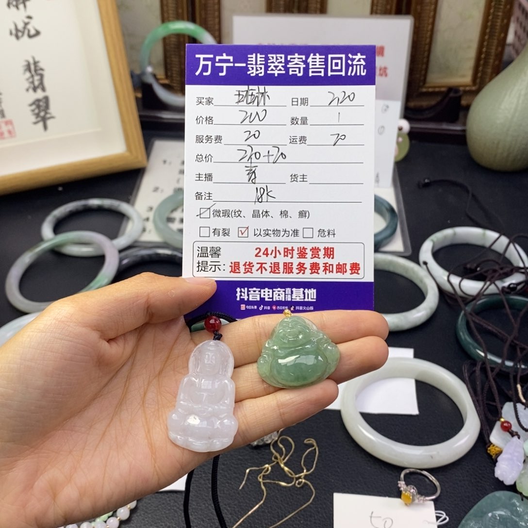 翡翠颈饰18K金镶嵌琳***✨